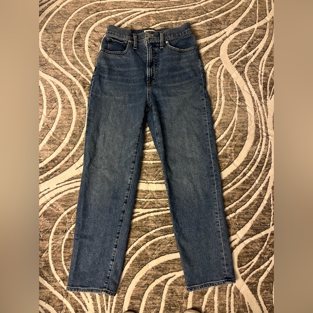 Madewell the perfect vintage straight crop jeans sz 27